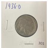 1936-D BUFFALO NICKEL