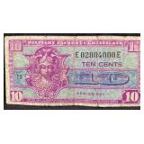 SERIES 521 TEN CENT MILITARY