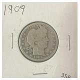 1909 BARBER QUARTER