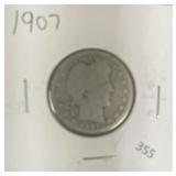 1907 BARBER QUARTER