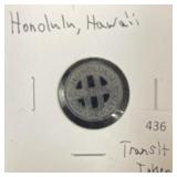 HONOLULU, HAWAII TRANSIT TOKEN