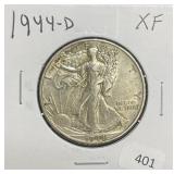 1944-D WALKING LIBERTY HALF DOLLAR