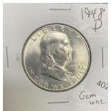 1948-D FRANKLIN HALF DOLLAR