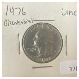1976 BICENTENNIAL WASHINGTON QUARTER