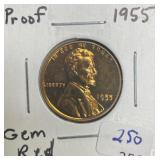 1955 PROOF LINCOLN CENT