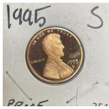 1995-S PROOF LINCOLN CENT