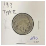 1913 TYPE 2 BUFFALO NICKEL