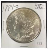 1884-O MORGAN DOLLAR