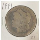 1881 MORGAN DOLLAR