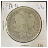 1886-O MORGAN DOLLAR