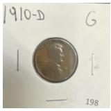 1910-D LINCOLN CENT
