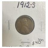 1912-S LINCOLN CENT