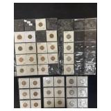 LOT OF (37) U.S. TYPE COINS