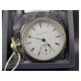 ILLINOIS WATCH CO. 11 JEWEL KEY WIND POCKET WATCH-