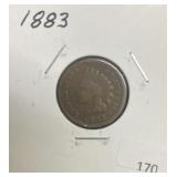 1883 INDIAN CENT