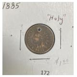 1885 INDINA CENT