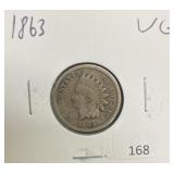 1863 INDIAN CENT