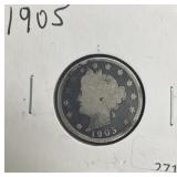1905 LIBERTY V NICKEL
