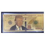 DONALD TRUMP GOLD FOIL $1000