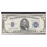 SERIES 1934-D $5 SILVER CERTIFICATE