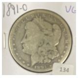 1891-O MORGAN DOLLAR
