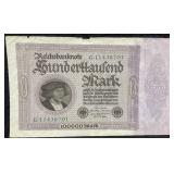 1923 GERMAN 100,000 MARKS