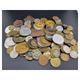 COLLECTION OF TOKENS, MEDALS, ETC.