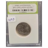 2004-P WISCONSIN STATE QUARTER - INB: BU