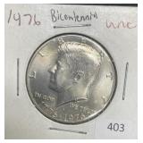 1976 BICENTENNIAL KENNEDY HALF DOLLAR
