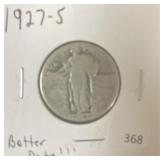 1927-S (BETTER DATE) STANDING LIBERTY QUARTER