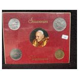 VATICAN CITY (4 COIN) SOUVENIR SET