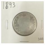 1893 BARBER QUARTER