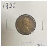 1920 LINCOLN CENT