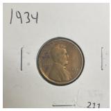 1934 LINCOLN CENT