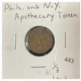 PHILADELPHIA AND NY APOTHECARY 1/2