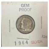 1964 ROOSEVELT DIME
