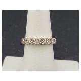 STERLING SILVER HEART RING - MARKED: JWBR .925 -