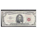 SERIES 1963 $5 RED SEAL $5