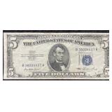 SERIES 1953 $5 SILVER CERTIFICATE