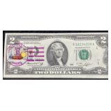 SERIES 1976 BICENTENNIAL GREEN SEAL $2