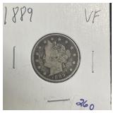 1889 LIBERTY V NICKEL