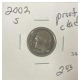 2002-S PROOF ROOSEVELT DIME