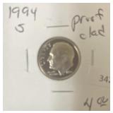 1994-S PROOF ROOSEVELT DIME