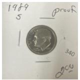 1989-S PROOF ROOSEVELT DIME