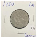 1950 GERMANY 1 MARK