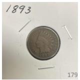 1893 INDIAN CENT