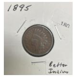 1895 INDIAN CENT