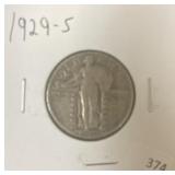 1929-S STANDING LIBERTY QUARTER