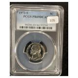 1973-S JEFFERSON NICKEL (PCGS PROOF