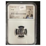 1960 ROOSEVELT DIME (NGC PROOF